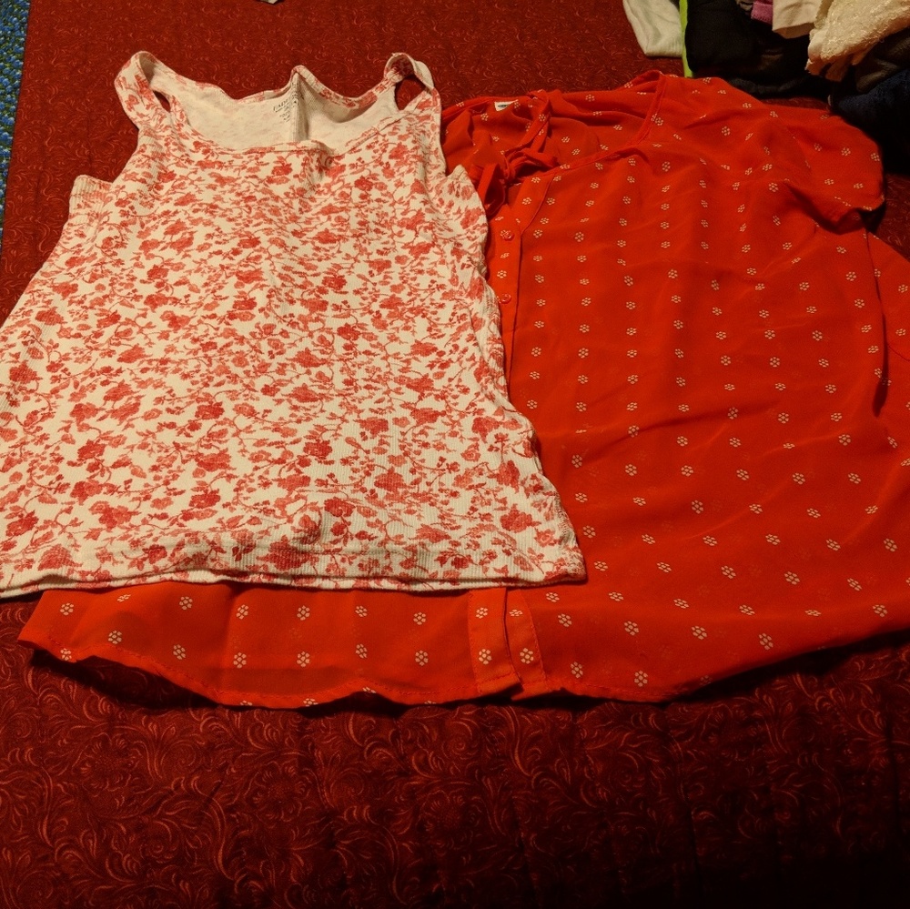 Tank top and shirt